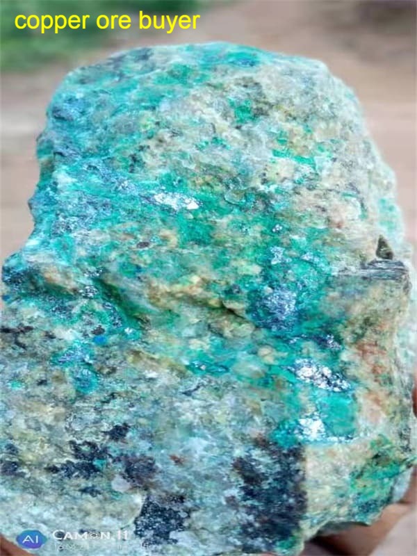 Very Green Malachite Copper Mine