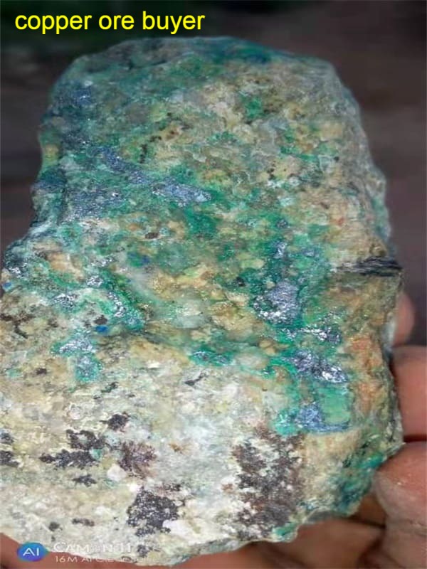 Very Green Malachite Copper Mine