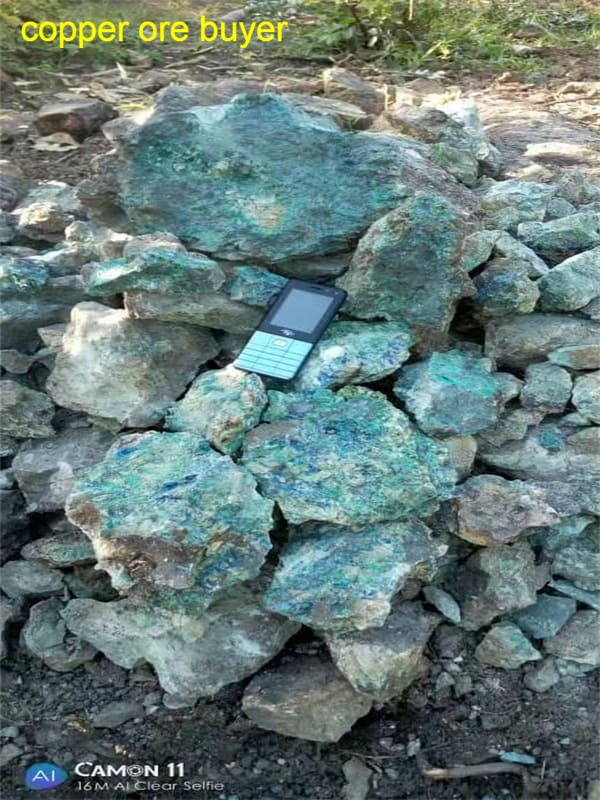 Very Green Malachite Copper Mine