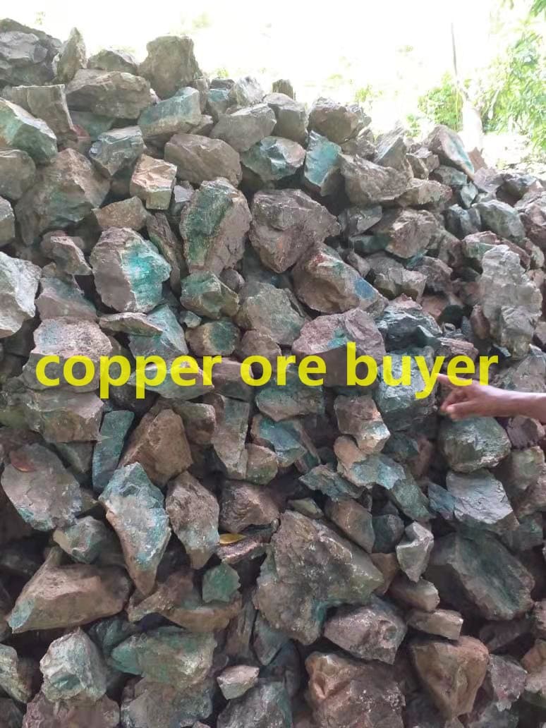 Workers find malachite and azurite in old copper mine