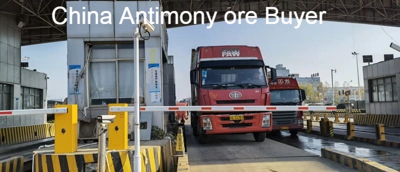Antimony ore purchased in Afghanistan is in transit awaiting acceptance for inspection