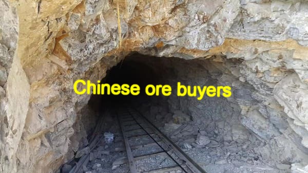 An ore tunnel somewhere in South Africa